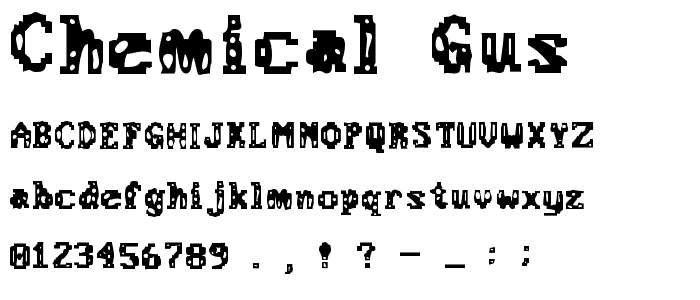 Chemical Gus font